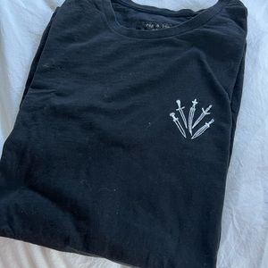 Rag and Bone Embroidered Sword T-Shirt